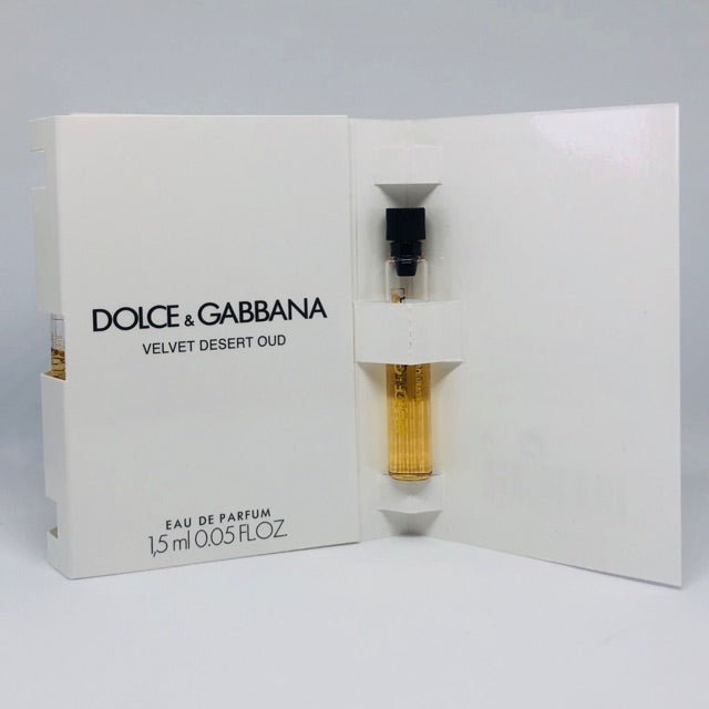 Dolce & Gabbana Velvet Desert Oud 1.5 ML 0.05 fl. oz. official fragrance sample perfume tester