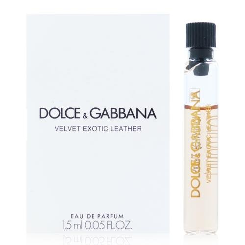 Dolce & Gabbana Velvet Exotic Leather 1.5 ML 0.05 fl. oz. official sample perfume tester
