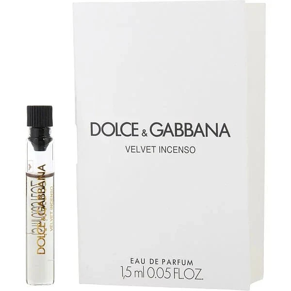 Dolce & Gabbana Velvet Incenso 1.5 ML 0.05 fl. oz. official perfume sample perfume tester