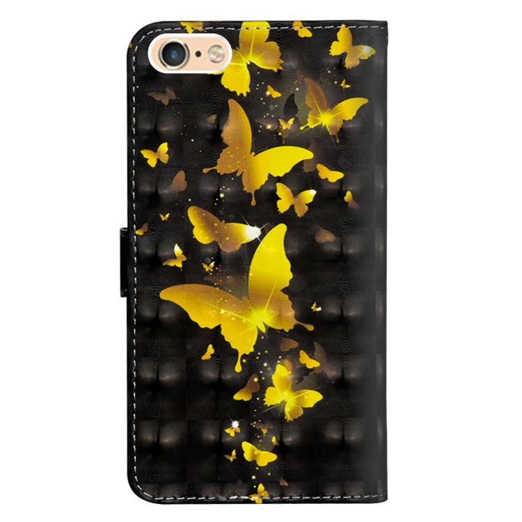 3D Painting Pattern Horizontal Flip TPU + PU Leather Case with Holder & Card Slots & Wallet, For iPhone 6 Plus / 6s Plus, For iPhone 6 / 6s