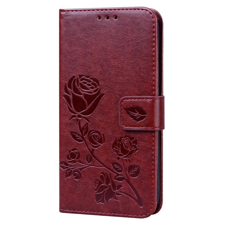 Rose Embossed Horizontal Flip PU Leather Case with Holder & Card Slots & Wallet, For iPhone 12, For iPhone 12 Pro, For iPhone 12 Pro Max