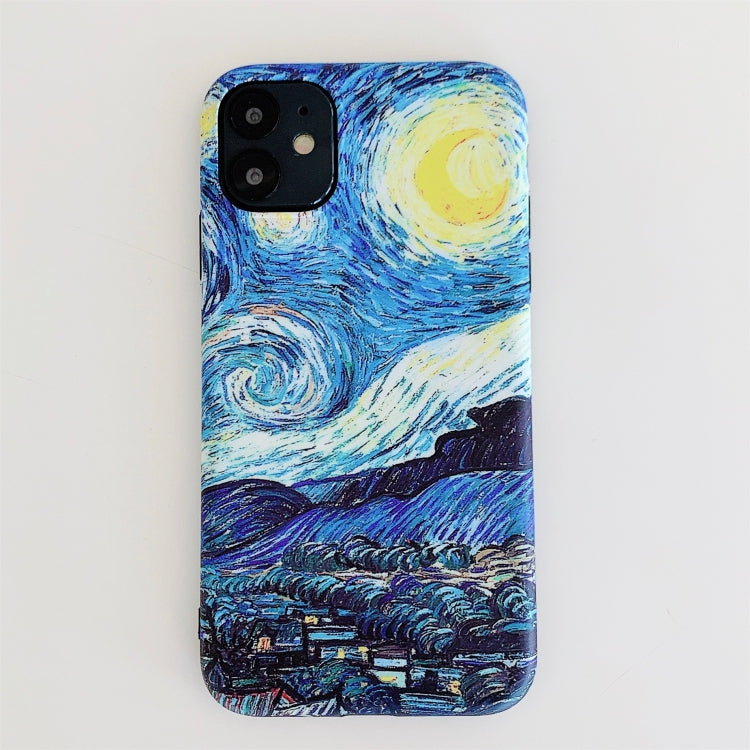 IMD Workmanship TPU Oil Painting Protective Case, For iPhone 11 Pro
