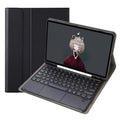 YA098B-A Detachable Lambskin Texture Round Keycap Bluetooth Keyboard Leather Case with Touch Control & Pen Slot & Stand, For iPad Air 5 / 4 10.9 inch 2020 / Pro 11 inch 2020 / 2018, For iPad 10.2 (2020) & (2019) / Air 3 10.5 inch / Pro 10.5 inch       ...