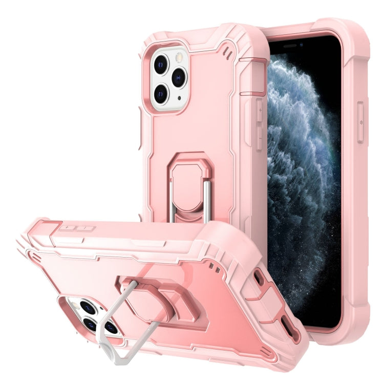 PC + Rubber 3-layers Shockproof Protective Case with Rotating Holder, For iPhone 11 Pro, For iPhone 11 Pro Max