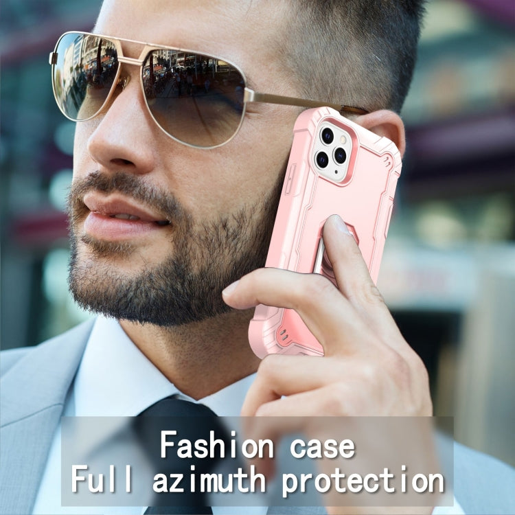 PC + Rubber 3-layers Shockproof Protective Case with Rotating Holder, For iPhone 11 Pro, For iPhone 11 Pro Max