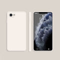 Solid Color silicone Straight Edge Dropproof Full Coverage Protective Case, For iPhone SE 2022 / SE 2020 / 8 / 7, For iPhone 8 Plus / 7 Plus