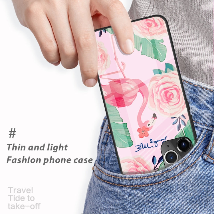 Colorful Painted Glass Case, For iPhone 11 Pro