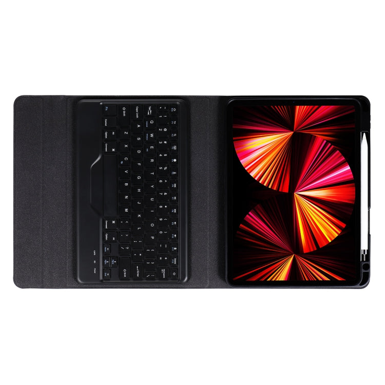 B011 Splittable Bluetooth Keyboard Leather Case with Triangle Holder & Pen Slot, For iPad 9.7 2018 & 2017 / Pro 9.7 / Air 2, For iPad 10.2 2020 & 2019 / Pro 10.5 inch / Air 3 10.5 inch                                                                    ...