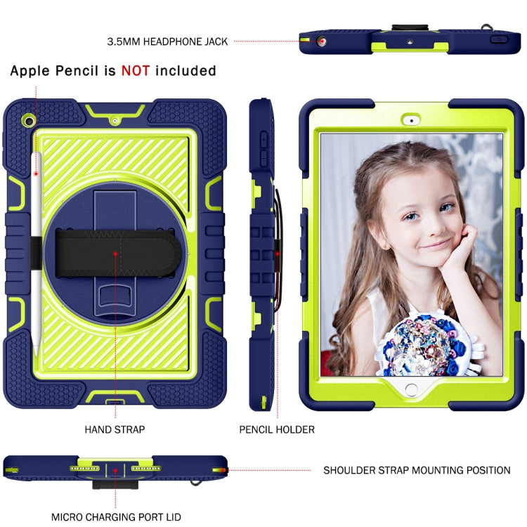 360° Shockproof Tablet Case with Holder, Hand Grip & Shoulder Strap