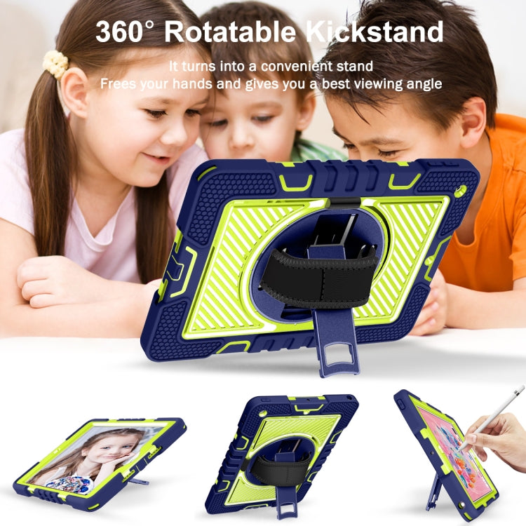 360° Shockproof Tablet Case with Holder, Hand Grip & Shoulder Strap