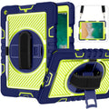 360° Shockproof Tablet Case with Holder, Hand Grip & Shoulder Strap