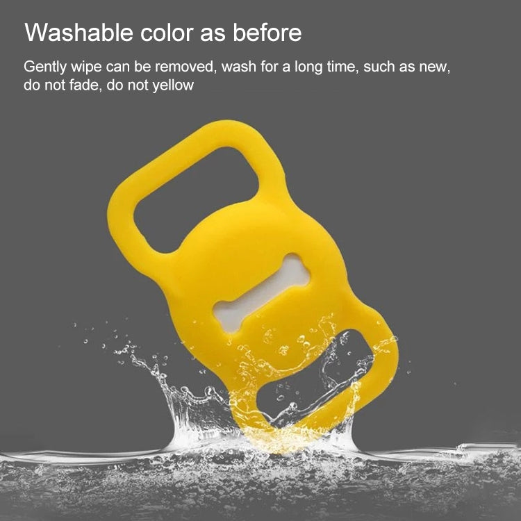 Shockproof Anti-scratch Silicone Case Protective Cover, Style: Bones, For AirTag