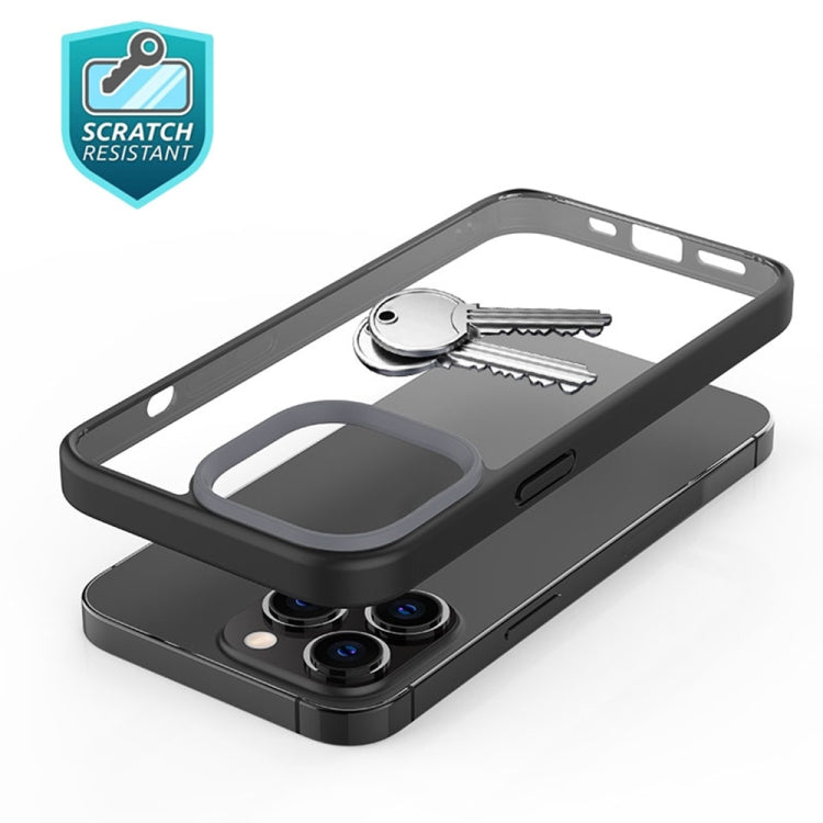 Ming Shield Hybrid Frosted Transparent PC + TPU Scratchproof Shockproof Case, For iPhone 13 mini, For iPhone 13, For iPhone 13 Pro