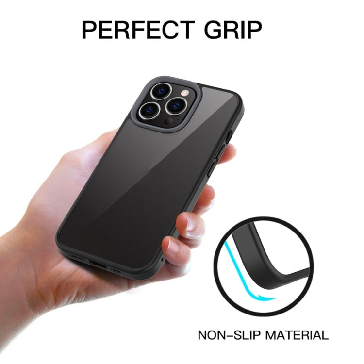 Ming Shield Hybrid Frosted Transparent PC + TPU Scratchproof Shockproof Case, For iPhone 13 mini, For iPhone 13, For iPhone 13 Pro