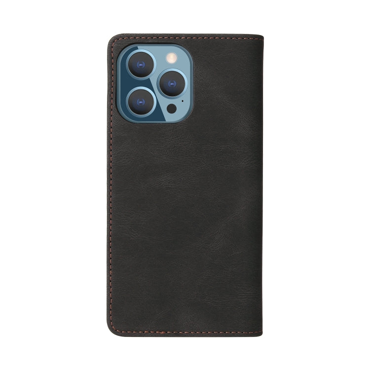Simple Suction Closure Horizontal Flip Leather Case with Holder & Card Slot & Wallet, For iPhone 13 Pro Max, For iPhone 13 Pro, For iPhone 13, For iPhone 13 mini, For iPhone 12 Pro Max, For iPhone 12 / 12 Pro
