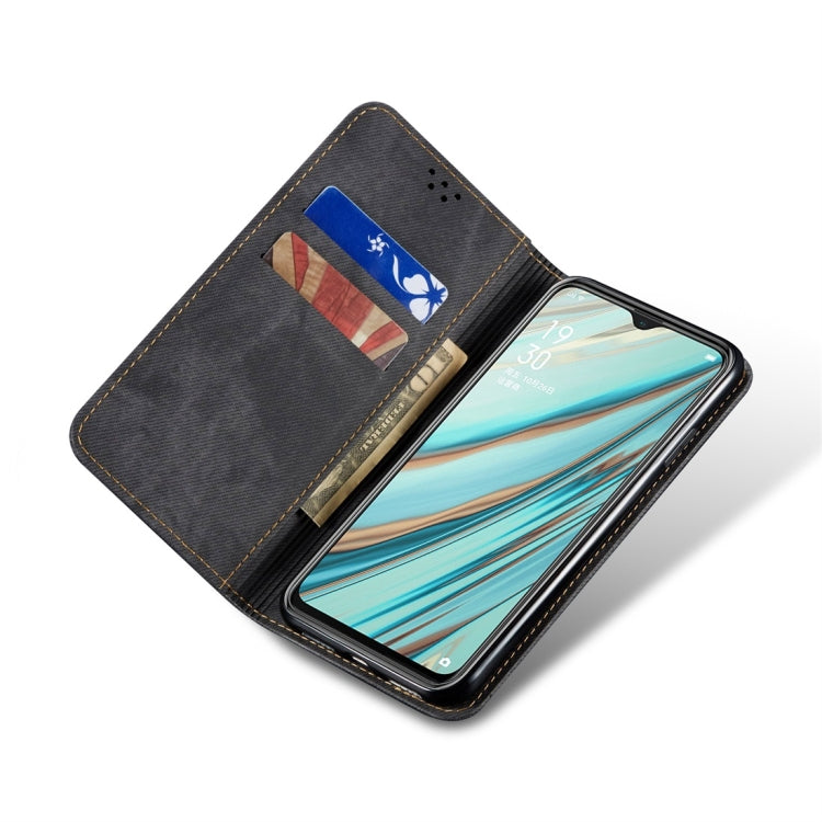 Denim Texture Casual Style Horizontal Flip Leather Case with Holder & Card Slots & Wallet, For OPPO A9 / F11, For OPPO Reno 2, For Huawei Mate 30, For Huawei P30 Pro, For Huawei P30, For Huawei P Smart Z / Y9 Prime