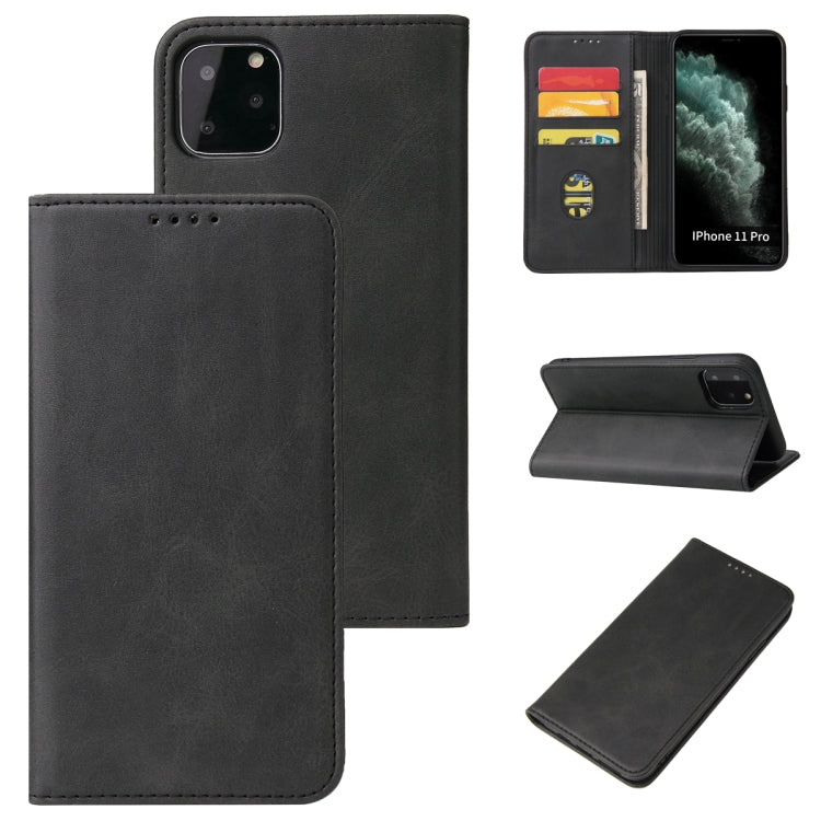 Calf Texture Magnetic Horizontal Flip Leather Case with Holder & Card Slots & Wallet, For iPhone 11 Pro, For iPhone SE 2022 / SE 2020 / 8 / 7, For iPhone 11