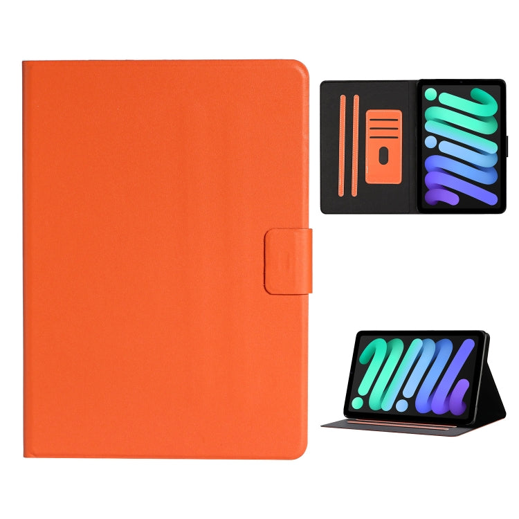 Pure Color Horizontal Flip Leather Case with Card Slots & Holder & Sleep / Wake-up Function, For iPad mini 2024 / mini 6, For iPad mini 6