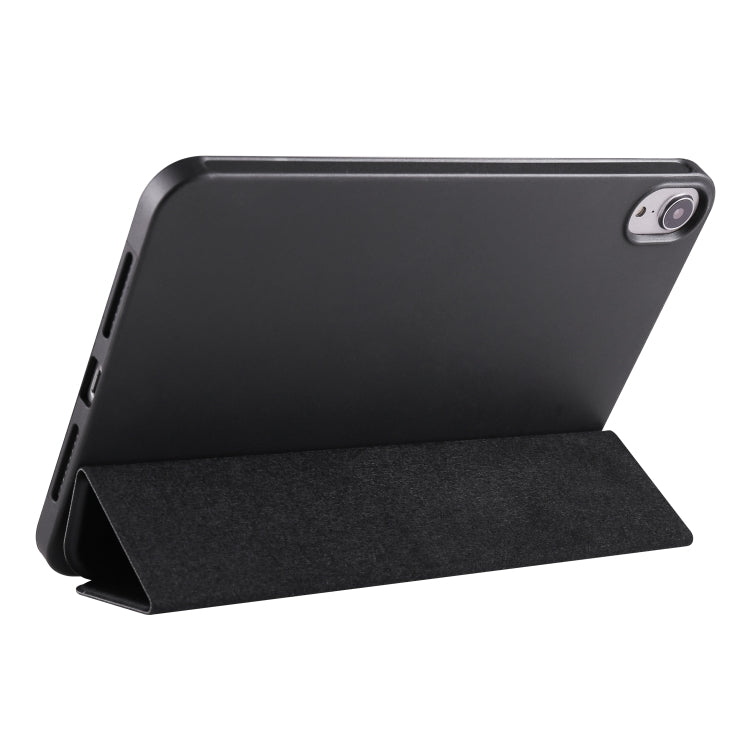 Honeycomb TPU Leather Tablet Case with 3-Folding Holder, For iPad mini 6 / mini 2024