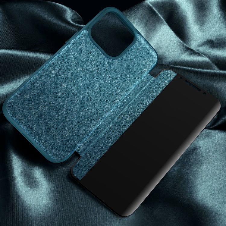 Magnetic Side Window View Shockproof Horizontal Flip Leather Case, For iPhone 13 Pro Max