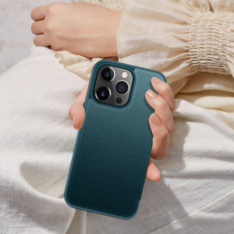 Magnetic Side Window View Shockproof Horizontal Flip Leather Case, For iPhone 13 Pro Max
