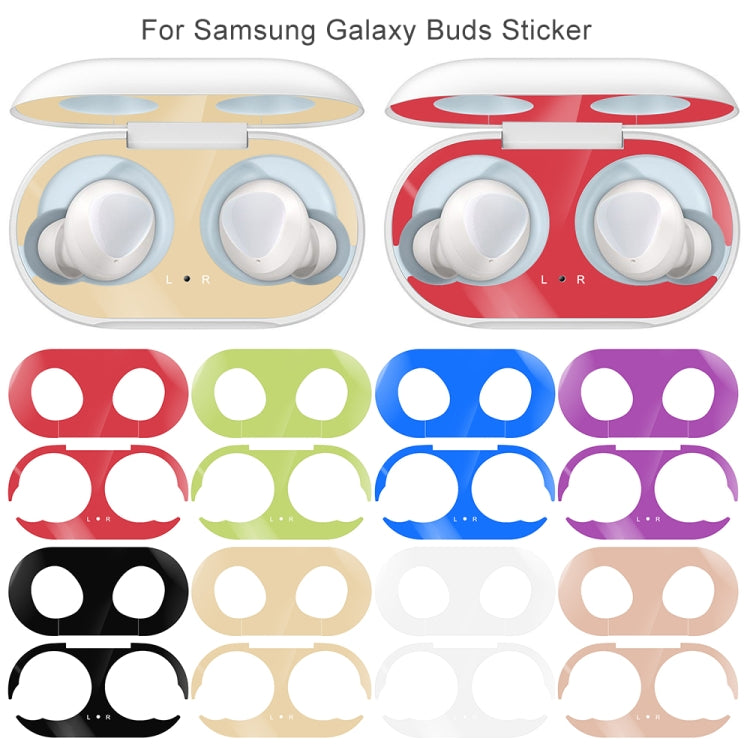For Galaxy Buds Wireless Bluetooth Earphone Metal Protective Sticker