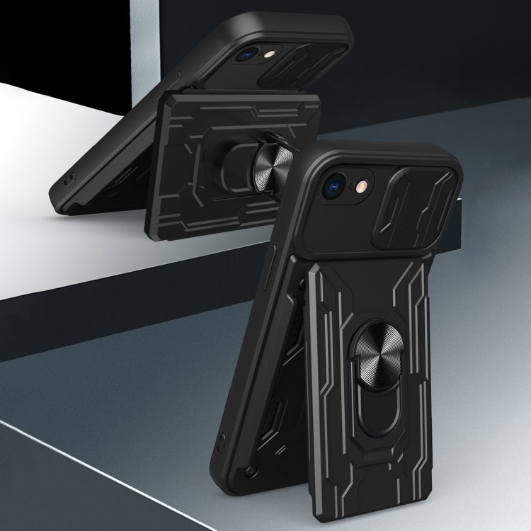 Sliding Camshield Card Phone Case, For iPhone 7 / 8 / SE 2022 / SE 2020, For iPhone 7 Plus / 8 Plus