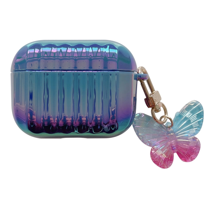 Color Plated PC Earphone Case with Butterfly Clasp, For AirPods Pro
