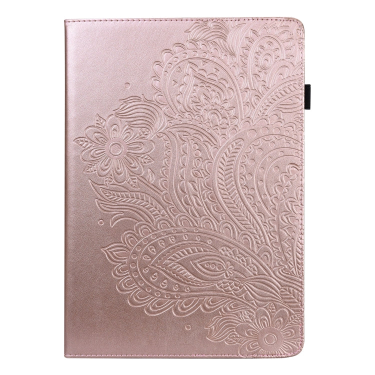 Peacock Embossed Pattern TPU + PU Leather Tablet Case, For Huawei MatePad 10.4, For Huawei MatePad T8 8.0 2020, For Huawei MediaPad T3 10, For Huawei MediaPad T5 10