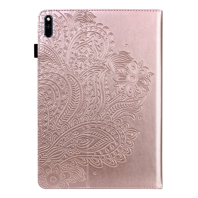 Peacock Embossed Pattern TPU + PU Leather Tablet Case, For Huawei MatePad 10.4, For Huawei MatePad T8 8.0 2020, For Huawei MediaPad T3 10, For Huawei MediaPad T5 10