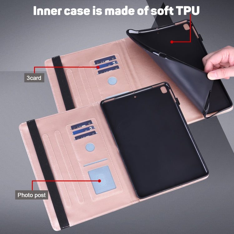 Peacock Embossed Pattern TPU + PU Leather Tablet Case, For Huawei MatePad 10.4, For Huawei MatePad T8 8.0 2020, For Huawei MediaPad T3 10, For Huawei MediaPad T5 10