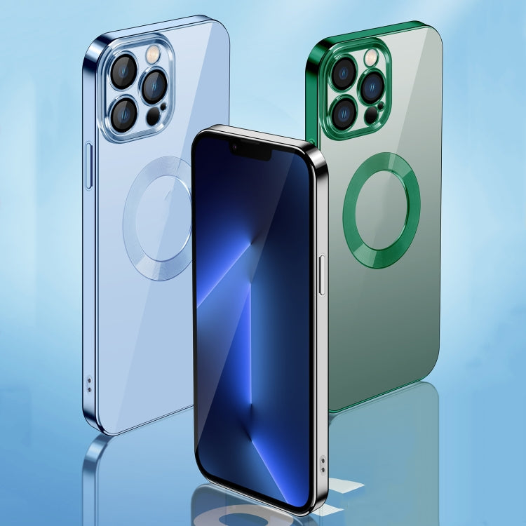 9D Electroplated Edge Len Film Clear PC + TPU Shockproof Case, For iPhone 11, For iPhone 11 Pro Max, For iPhone 12