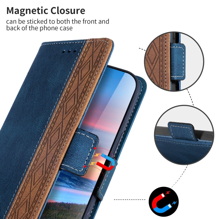 Stitching Magnetic RFID Leather Case, For iPhone 13 mini, For iPhone 13, For iPhone 13 Pro, For iPhone 13 Pro Max, For iPhone 12 mini, For iPhone 12 / 12 Pro
