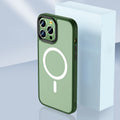 Skin Feel TPU + Frosted PC MagSafe Phone Case, For iPhone 12 Pro Max, For iPhone 12 Pro, For iPhone 12