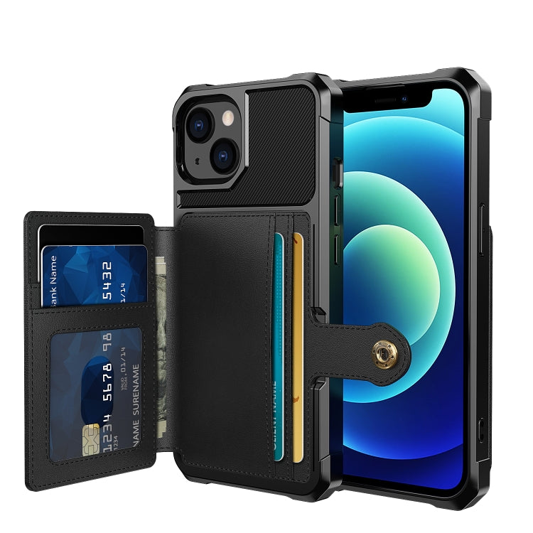 Magnetic Wallet Card Bag Leather Case, For iPhone 13 mini, For iPhone 13, For iPhone 13 Pro, For iPhone 13 Pro Max