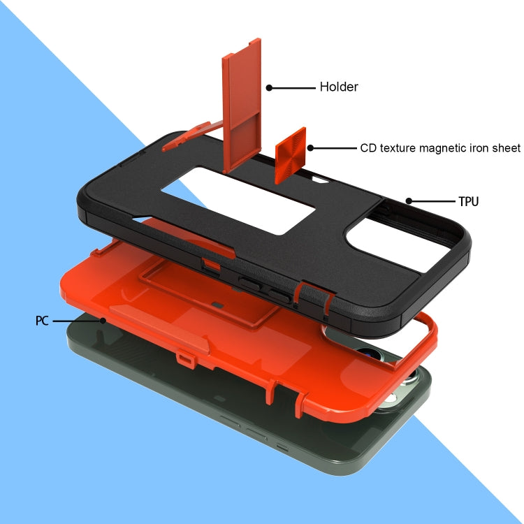 Magnetic Holder Phone Case, For iPhone 12, For iPhone 12 Pro