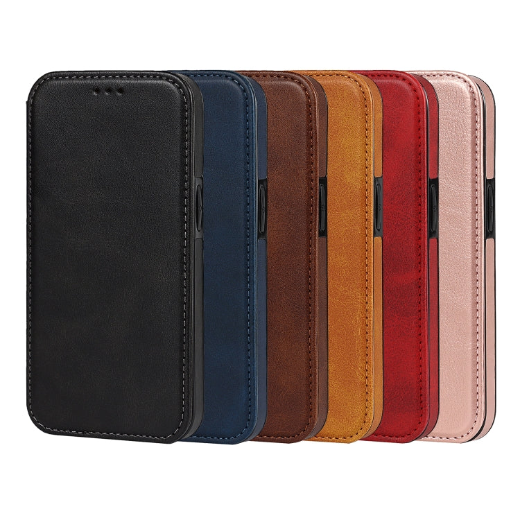Knight Magnetic Suction Leather Phone Case, For iPhone 13 mini, For iPhone 13, For iPhone 13 Pro, For iPhone 13 Pro Max