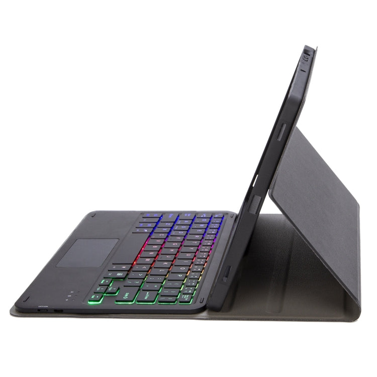 A07B-AS Lambskin Pen Slot Touch Pad Bluetooth Keyboard Leather Tablet Case, For iPad 9.7 2018&2017 / Pro 9.7 / Air 2, For iPad 10.2 2021&2020&2019/Air 2019/Pro 10.5, For iPad Air 11 2025 / 2024 / Air 2022&2020 / Pro 11 2021&2020&2018