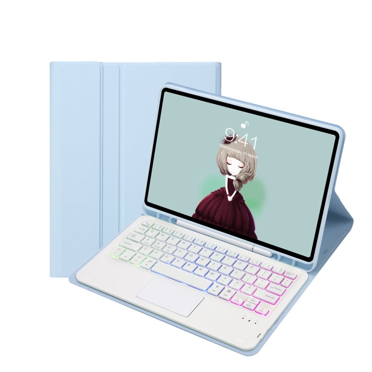 iPad Bluetooth Keyboard Leather Case with Trackpad & Pen Slot