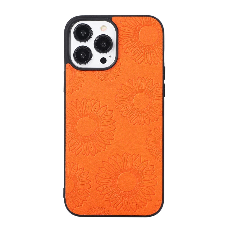 Sunflower Pattern PU+TPU+PC Shockproof Phone Case, For iPhone 13 Pro Max, For Motorola Razr 5G, For Huawei P50 Pocket