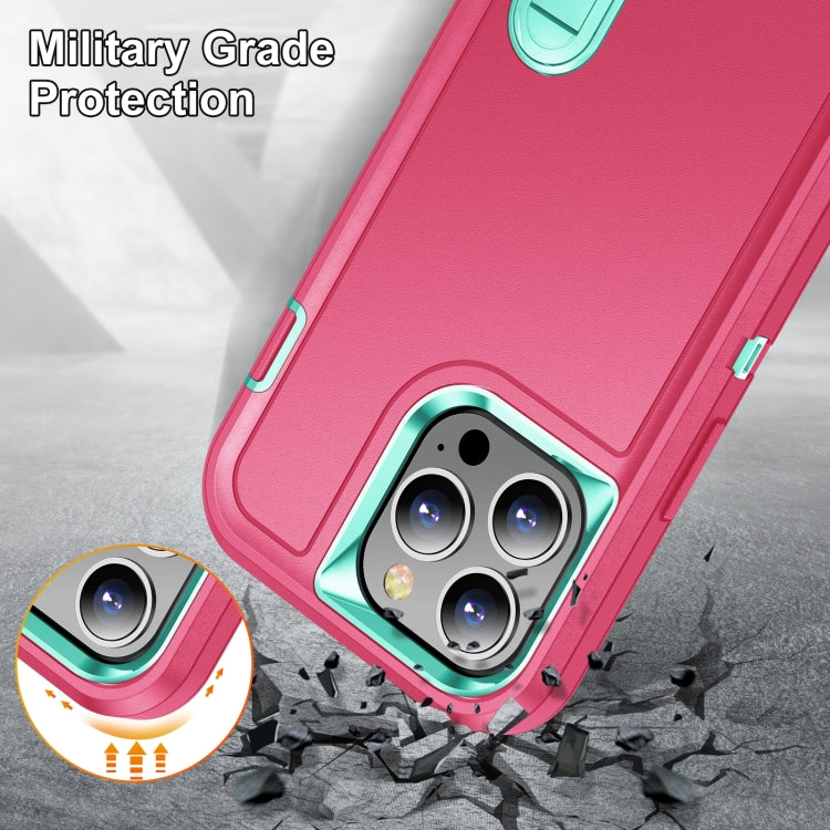 3 in 1 Rugged Holder Phone Case, For iPhone 14 Pro, For iPhone 14 Pro Max
