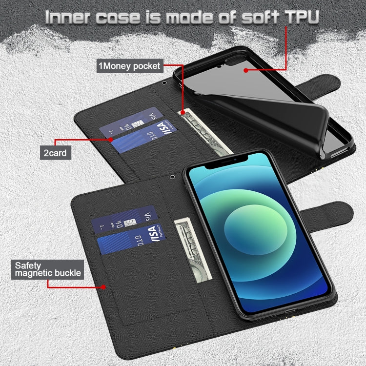 3D Painting Pattern Flip Leather Phone Case, For iPhone 14, For iPhone 14 Plus