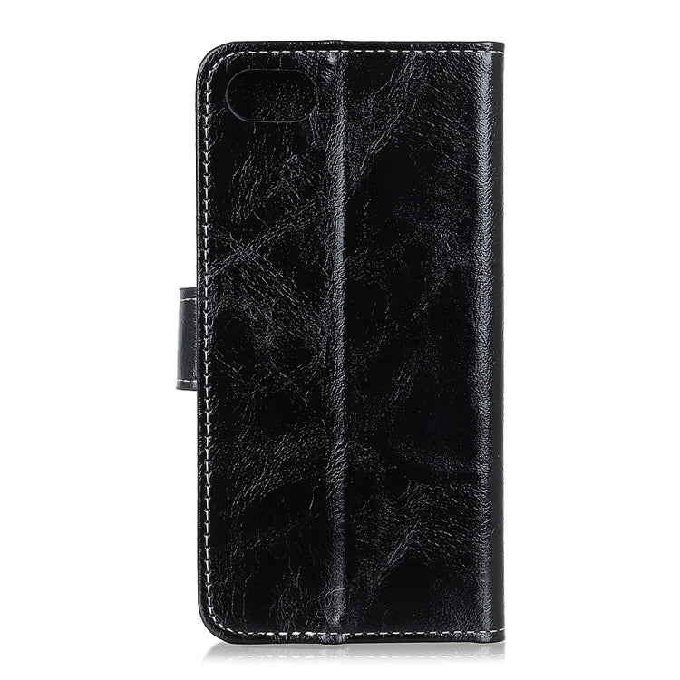 Vintage Crazy Horse PU + + Left and Right Leather Case with Photo Frame & Bracket & Front and Back Buckle, For iPhone SE 2022 / SE 2020