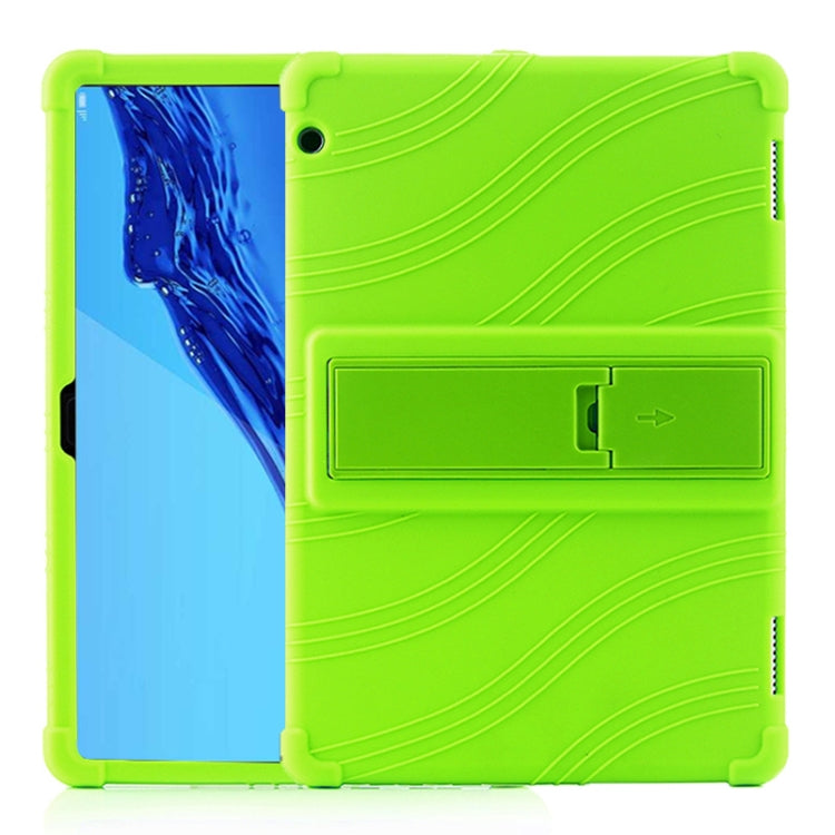 Tablet PC Silicone Protective Case with Invisible Bracket, For Huawei MediaPad T5, For Lenovo Tab E10, For iPad 6 (9.7 Universal)