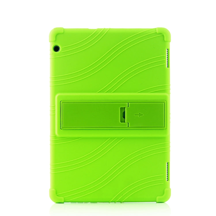 Tablet PC Silicone Protective Case with Invisible Bracket, For Huawei MediaPad T5, For Lenovo Tab E10, For iPad 6 (9.7 Universal)