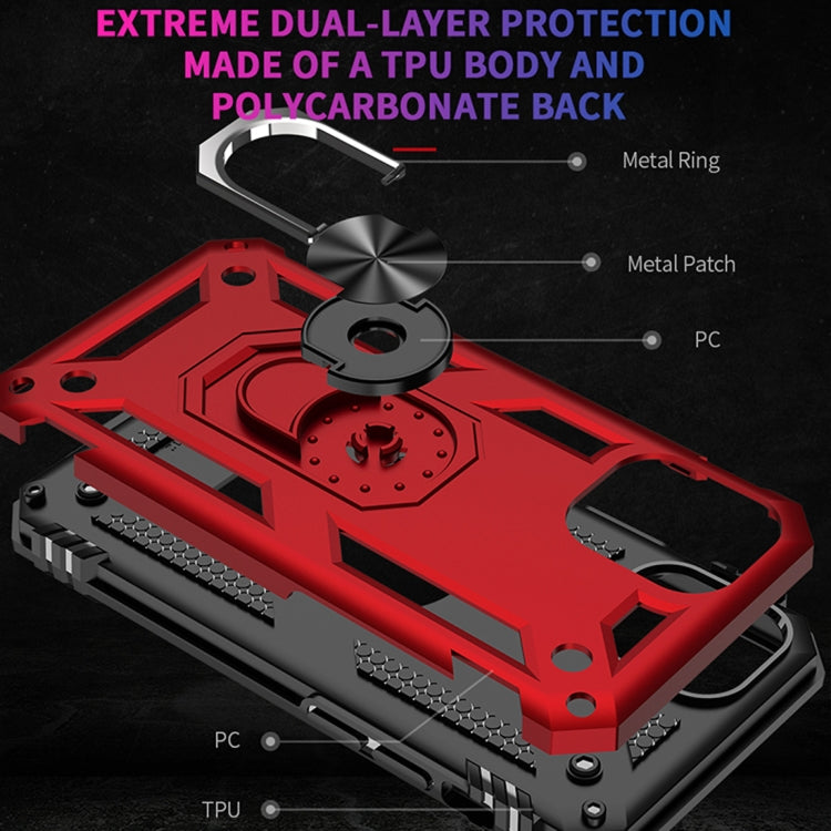 Shockproof TPU + PC Protective Case with 360 Degree Rotating Holder, For iPhone 12 Pro Max, For iPhone 12 / 12 Pro, For iPhone 12 mini, For Xiaomi Redmi 9