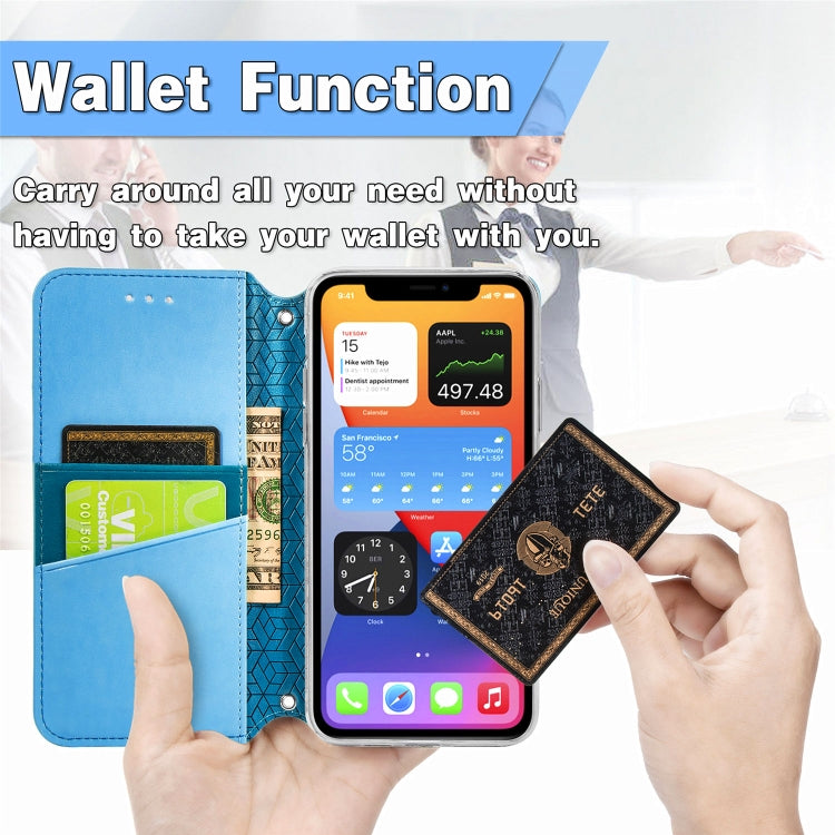 Blooming Mandala Embossed Pattern Magnetic Horizontal Flip Leather Case with Holder & Card Slots & Wallet, For iPhone 11