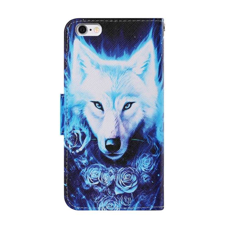 Coloured Drawing Pattern Horizontal Flip PU Leather Case with Holder & Card Slots & Wallet & Lanyard, For iPhone 6 & 6s