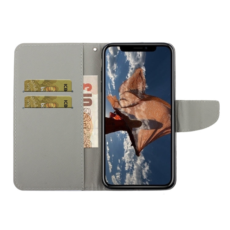 Coloured Drawing Pattern Horizontal Flip PU Leather Case with Holder & Card Slots & Wallet & Lanyard, For iPhone 11 Pro