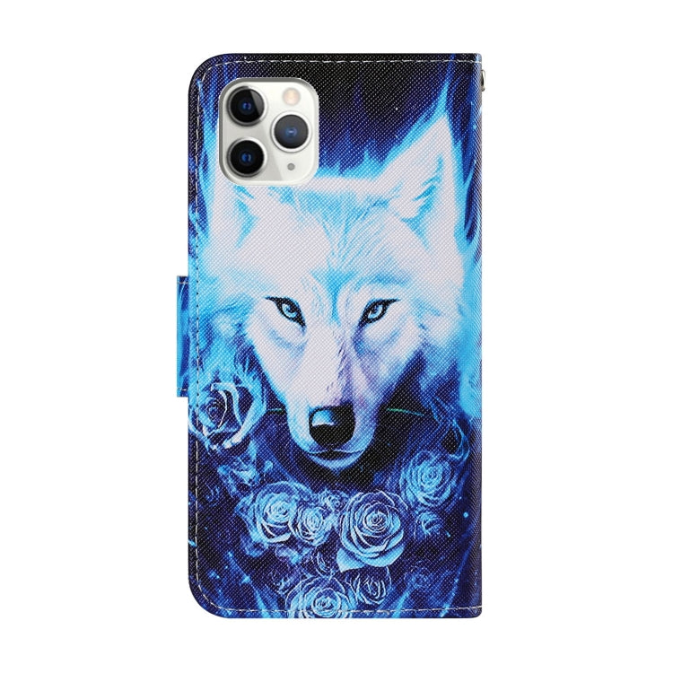 Coloured Drawing Pattern Horizontal Flip PU Leather Case with Holder & Card Slots & Wallet & Lanyard, For iPhone 11 Pro Max